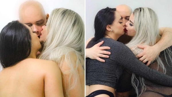 Trisal formado por sargentos da PM e administradora posta ensaio no Instagram e faz sucesso